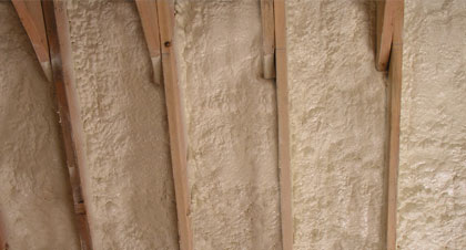 closed-cell spray foam for Flint applications