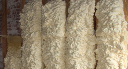 open-cell spray foam for Flint applications